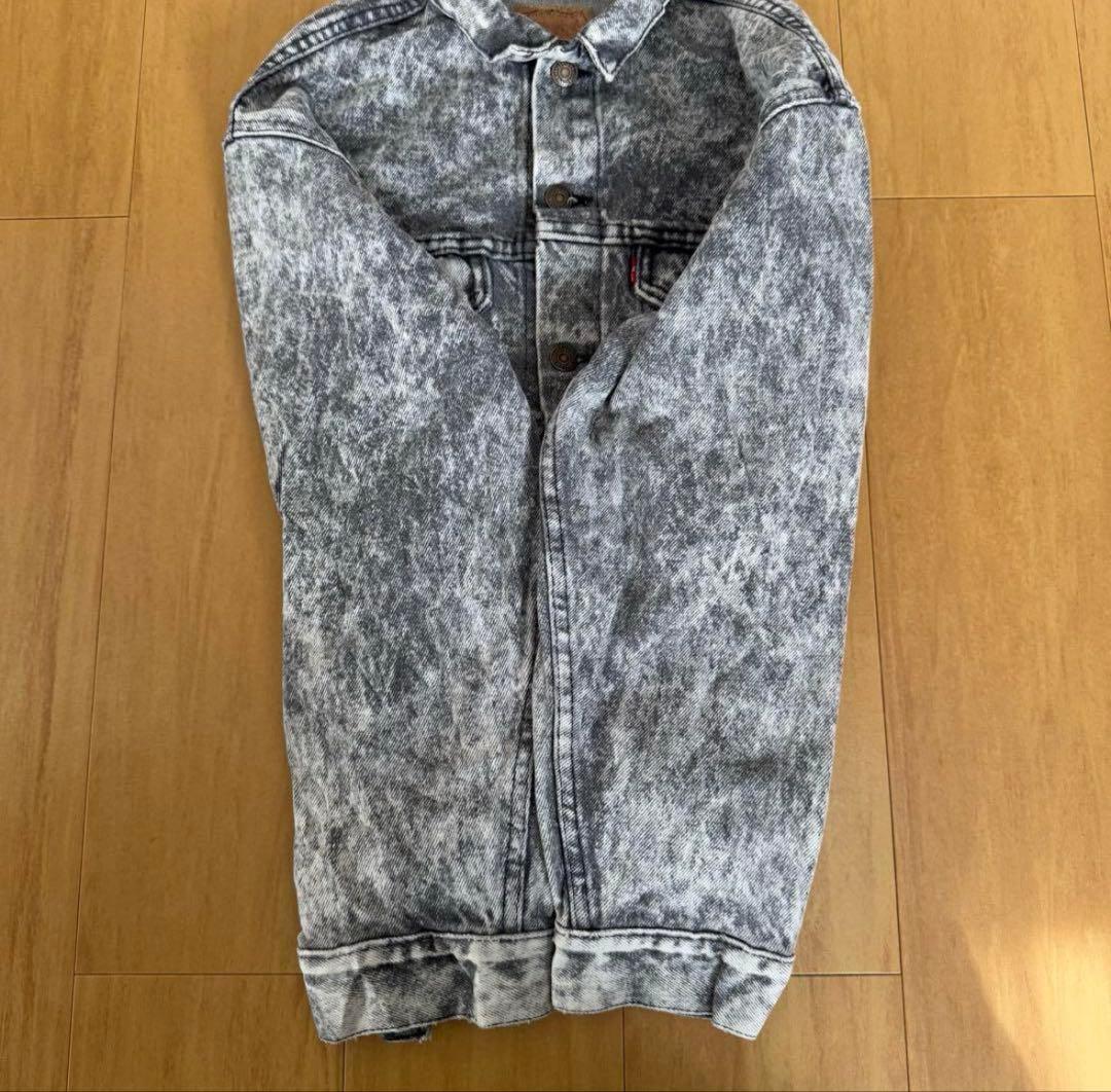 Levi’s 90s USA製 57508-0256 ブラックデニムジャケット