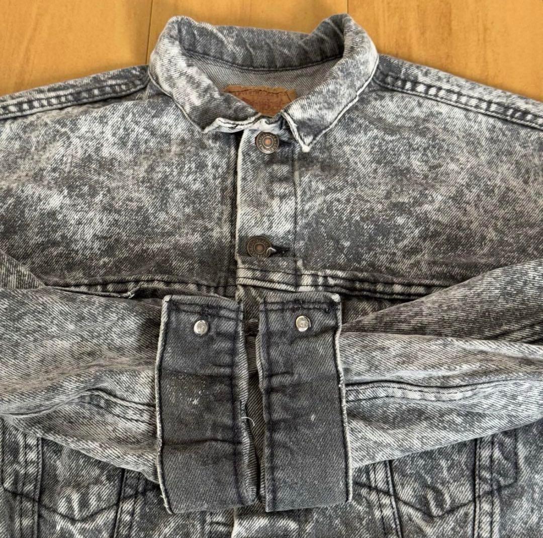 Levi’s 90s USA製 57508-0256 ブラックデニムジャケット