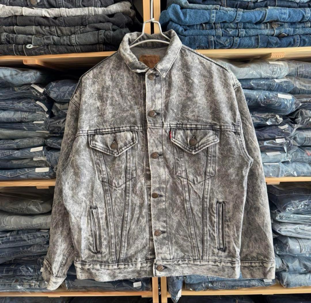 Levi’s 90s USA製 57508-0256 ブラックデニムジャケット