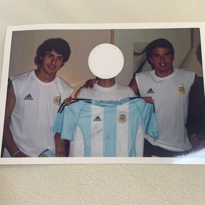 【レア】元アルゼンチン代表　サビオラ アイマール 直筆サイン入り支給ユニフォーム