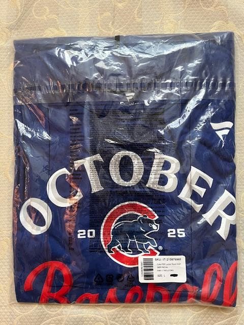 今永選手CUBポストシーズンWC進出ロッカーROOM選手使用フーディL