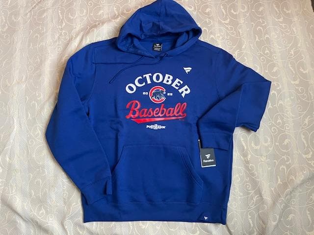 今永選手CUBポストシーズンWC進出ロッカーROOM選手使用フーディL