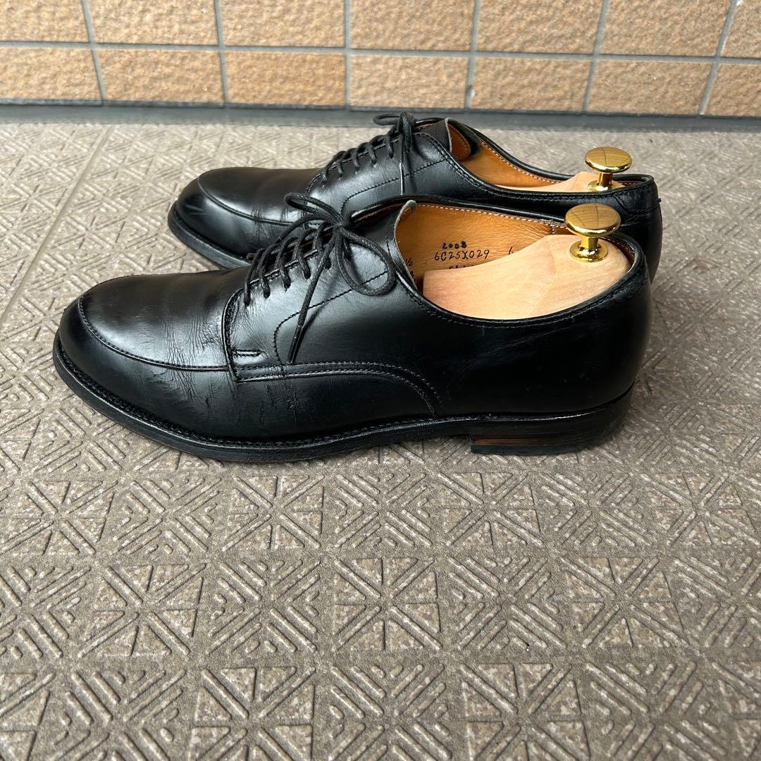 【Alden】モディファイドラスト黒レザー ドレスシューズ