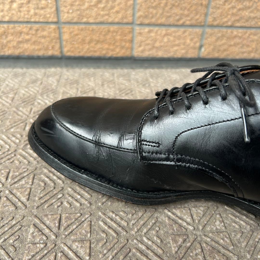 【Alden】モディファイドラスト黒レザー ドレスシューズ