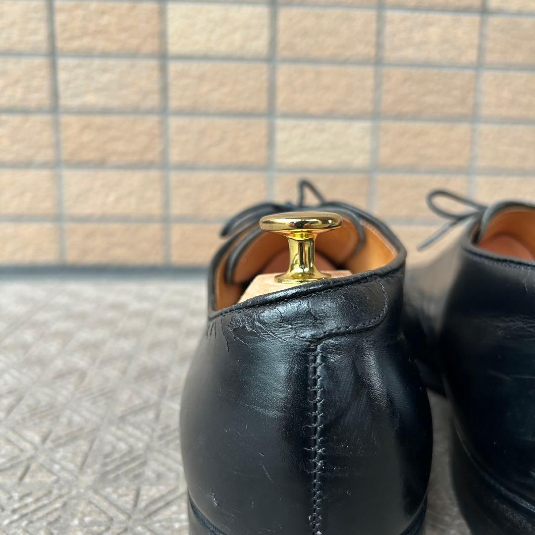 【Alden】モディファイドラスト黒レザー ドレスシューズ