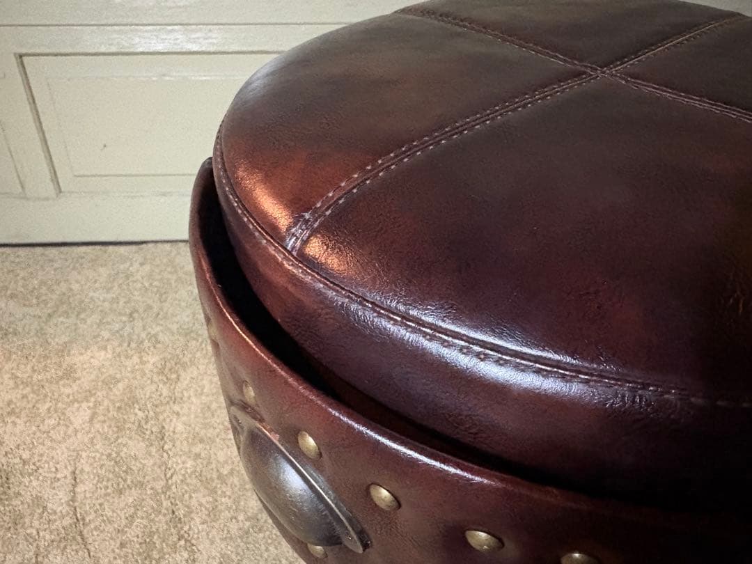 ヴィンテージ ガス圧昇降式 キャスター付き スツール Craftsman