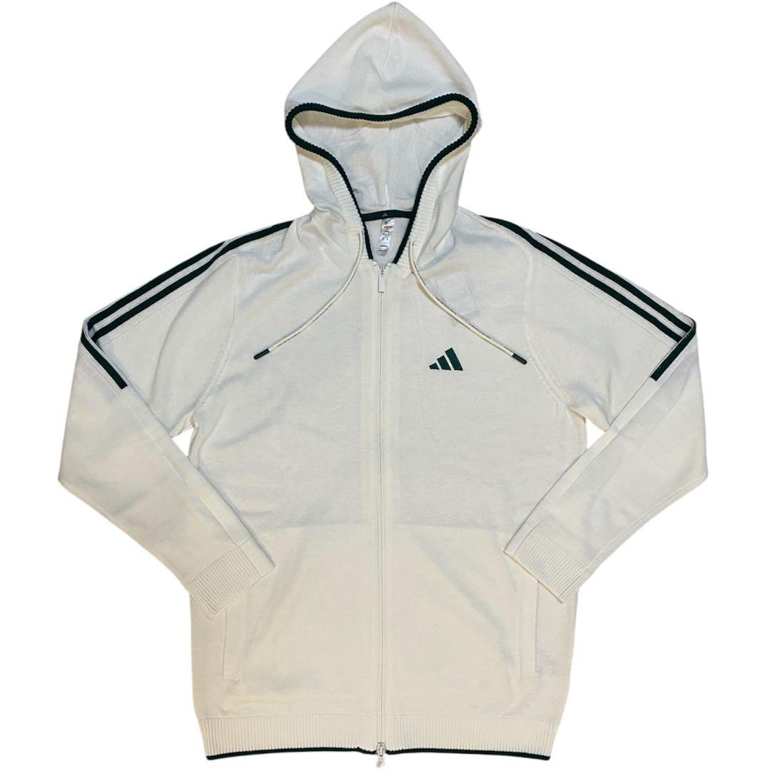 【新品タグ付】adidasゴルフ プライムニット フルジップフーディー Lサイズ