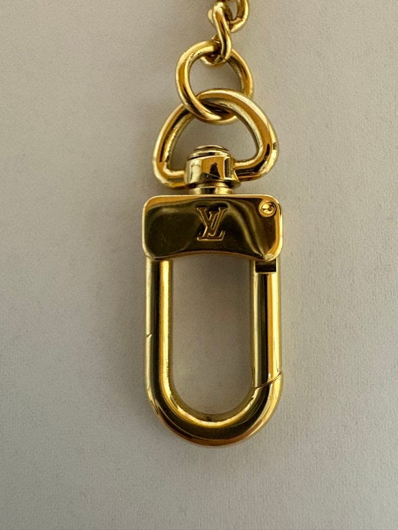 ルイヴィトン LOUIS VUITTON ウォレットチェーン 財布用 ゴールド