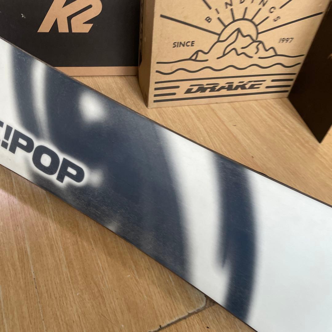 BEPOP×ZUMAキッズスノーボード　未使用バイン付4点セット　98㎝