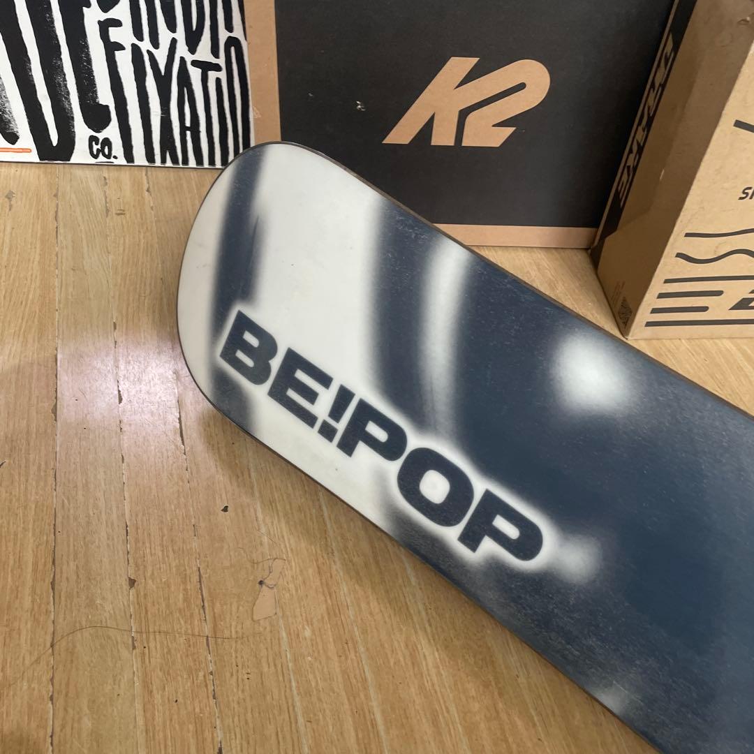 BEPOP×ZUMAキッズスノーボード　未使用バイン付4点セット　98㎝