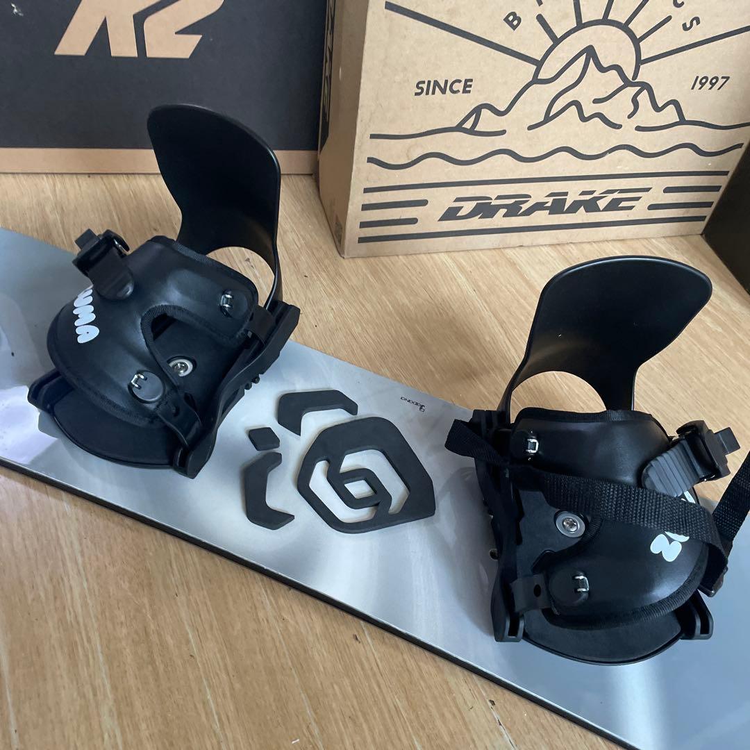 BEPOP×ZUMAキッズスノーボード　未使用バイン付4点セット　98㎝