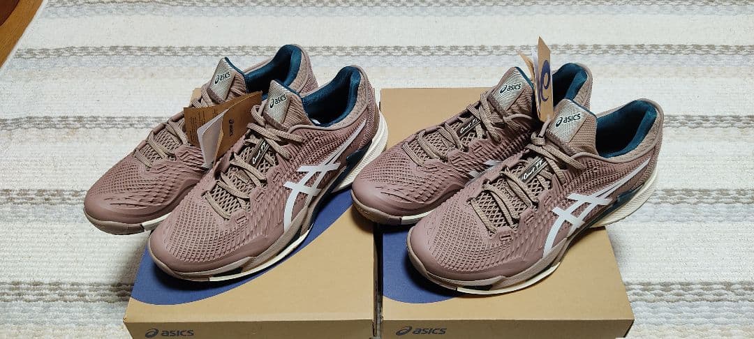 新品2個セット ASICS コートff 28.5cm