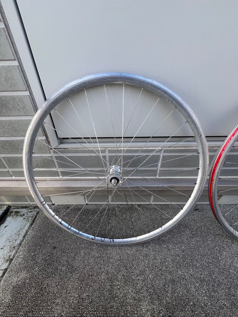 自転車ホイールセット シルバー　hplusson philwood