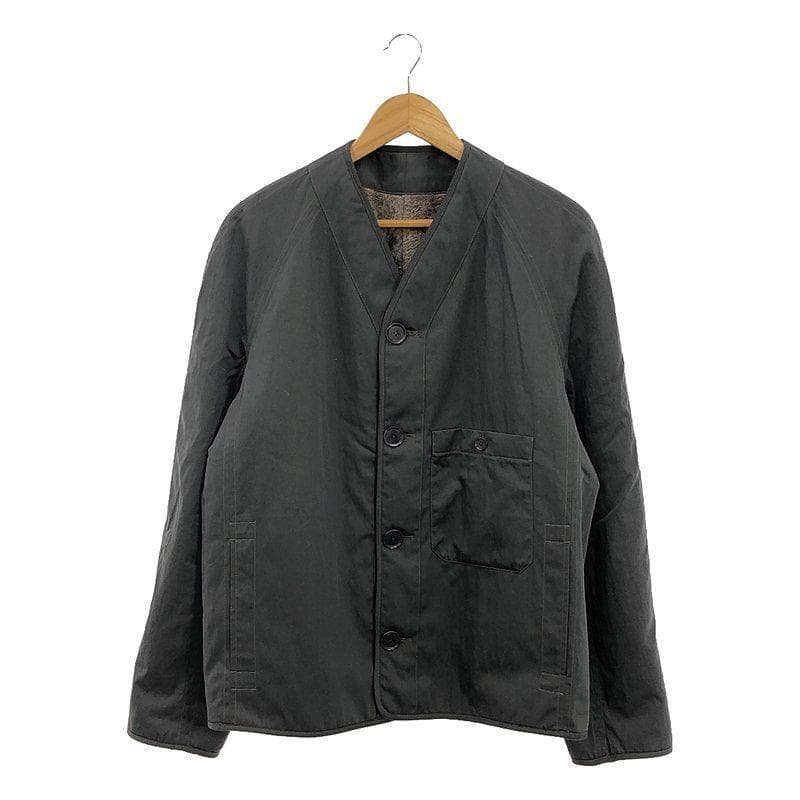 ルメール　lemaire　アルパカ　モヘア　ノーカラージャケット　短丈ジャケット