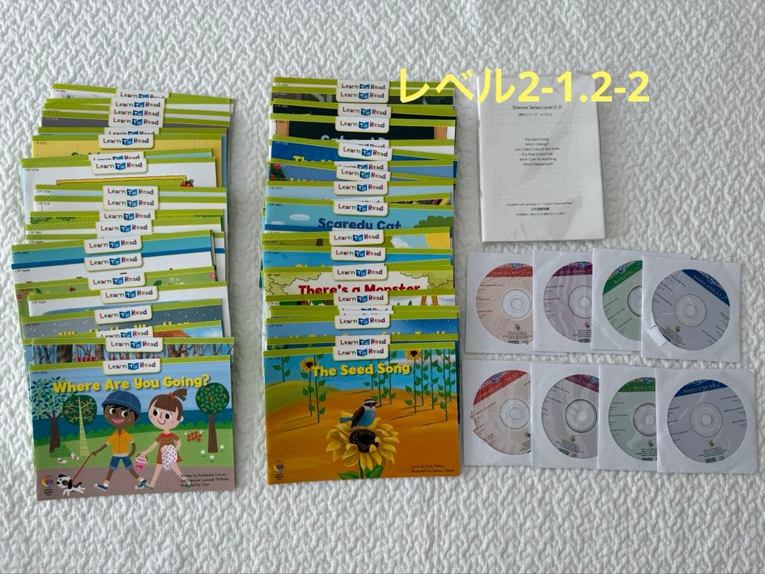 CTP Learn to Read 1&2(CD,G-Talk,日本語解説書付）