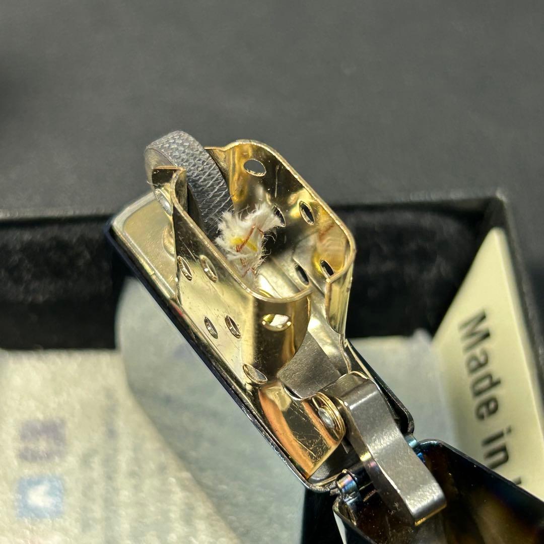 ジッポー　ピース　ブルーチタン