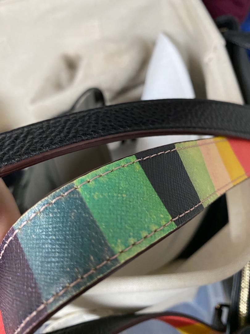 Paul Smith ブラックレザーバッグ