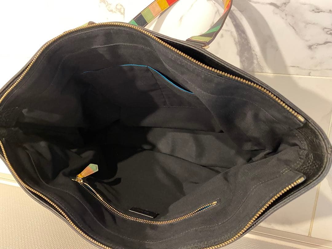 Paul Smith ブラックレザーバッグ