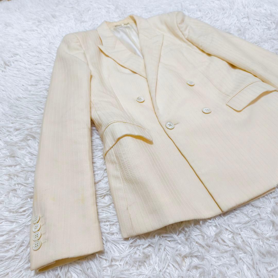 【希少】2020AW サンローランパリシャドーストライプ ダブルセットアップ48