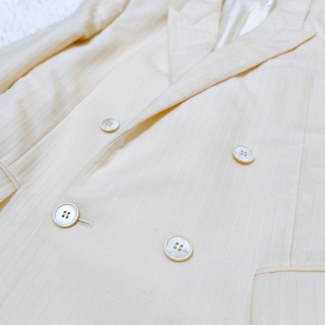 【希少】2020AW サンローランパリシャドーストライプ ダブルセットアップ48