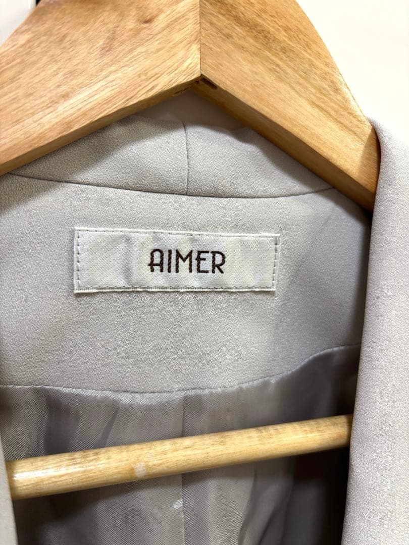 ★美品★AIMER ショールカラージャケット