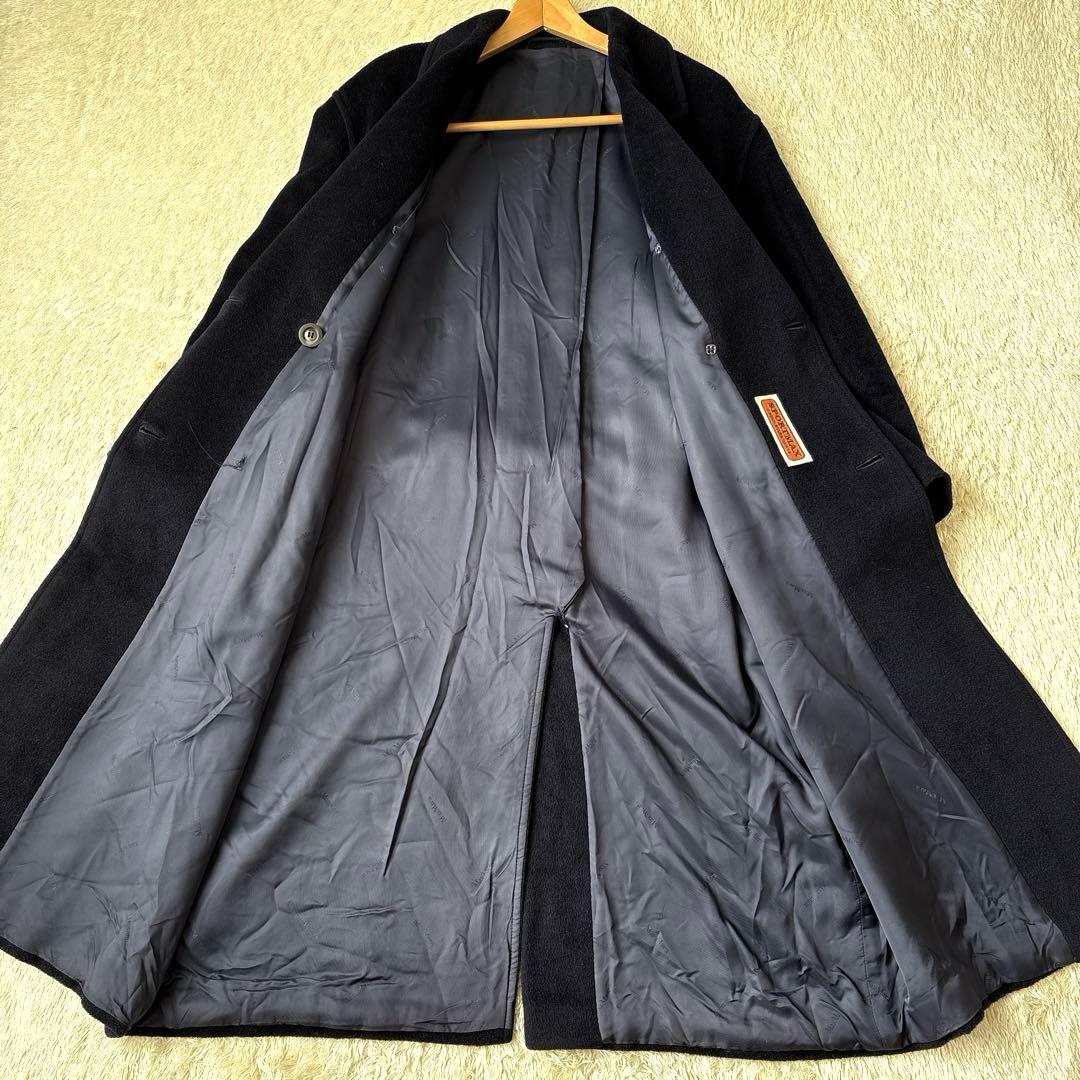 スポーツマックスマーラ スーパーカシミヤ ダブルチェスターコート マキシ丈 38