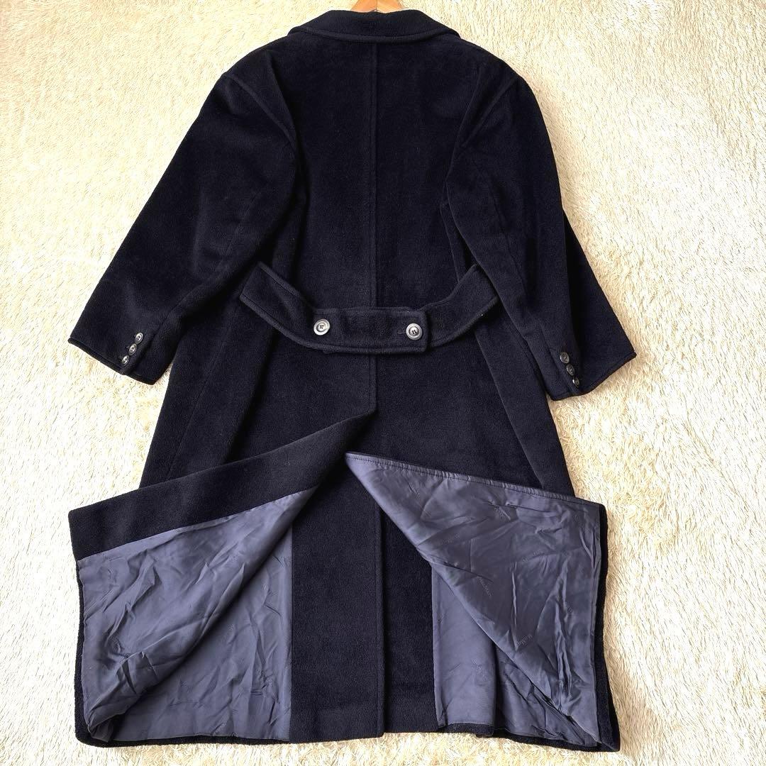 スポーツマックスマーラ スーパーカシミヤ ダブルチェスターコート マキシ丈 38