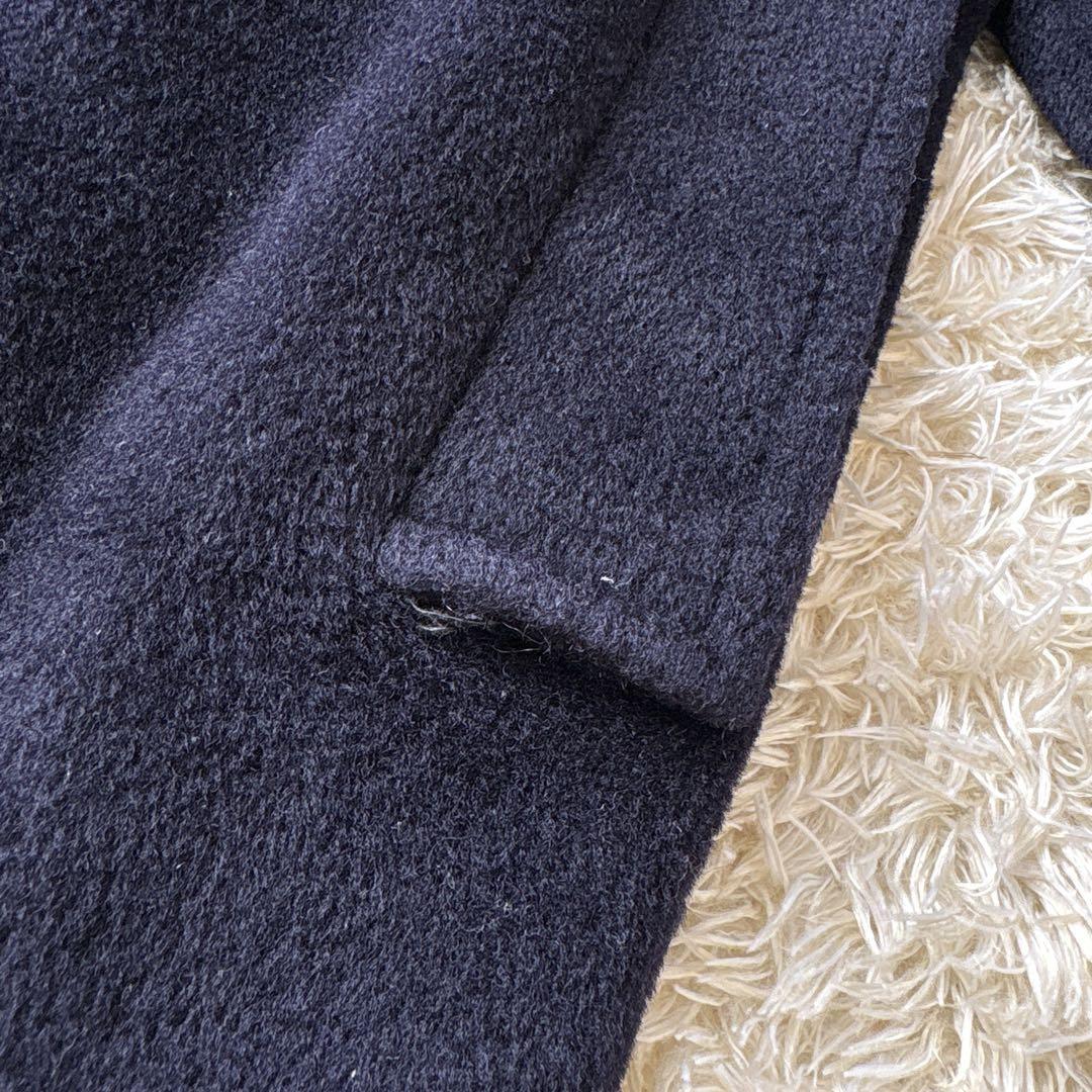 スポーツマックスマーラ スーパーカシミヤ ダブルチェスターコート マキシ丈 38