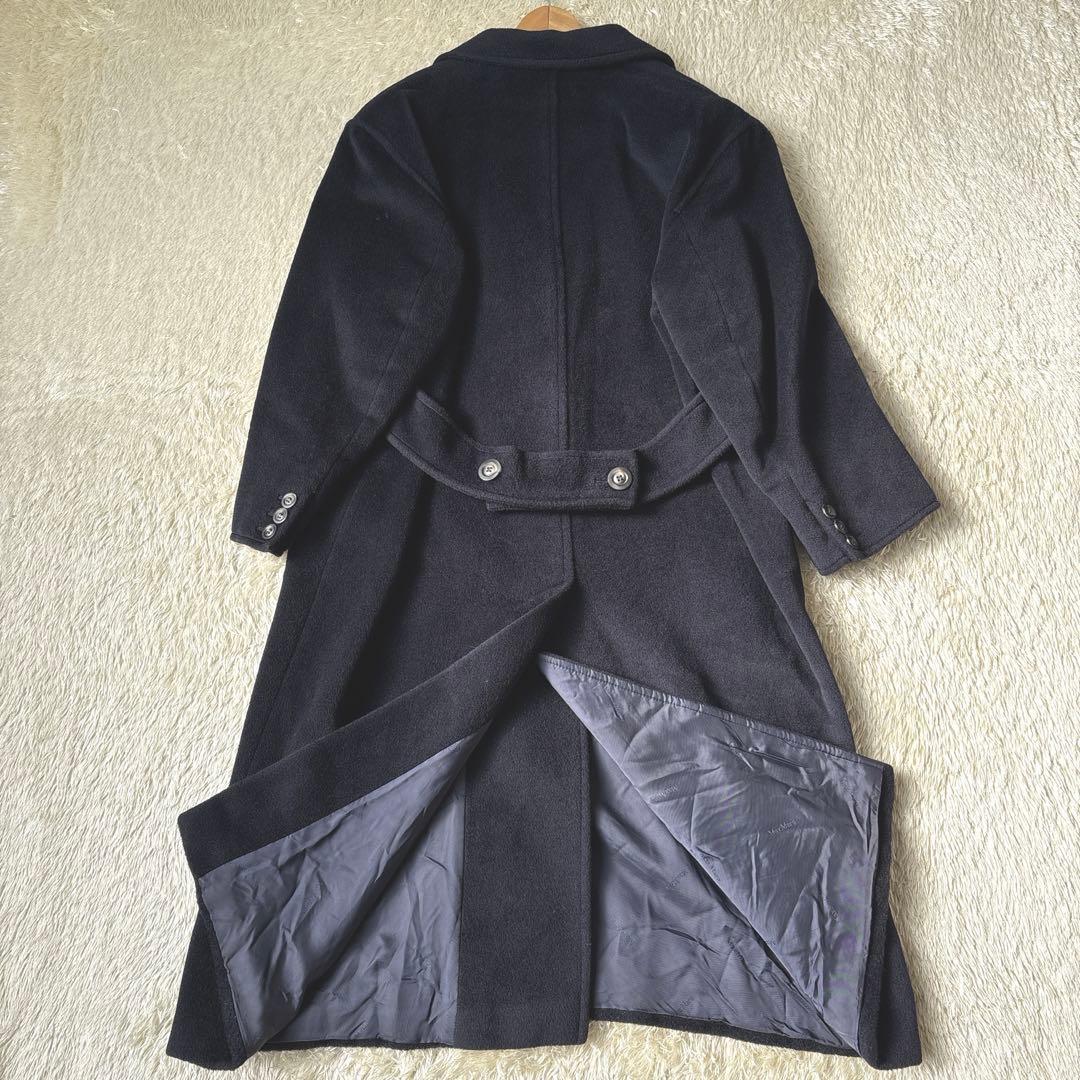 スポーツマックスマーラ スーパーカシミヤ ダブルチェスターコート マキシ丈 38