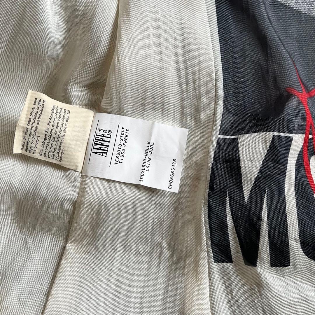 90s MOSCHINO COUTURE! ハート 金釦 ロング ジャケット