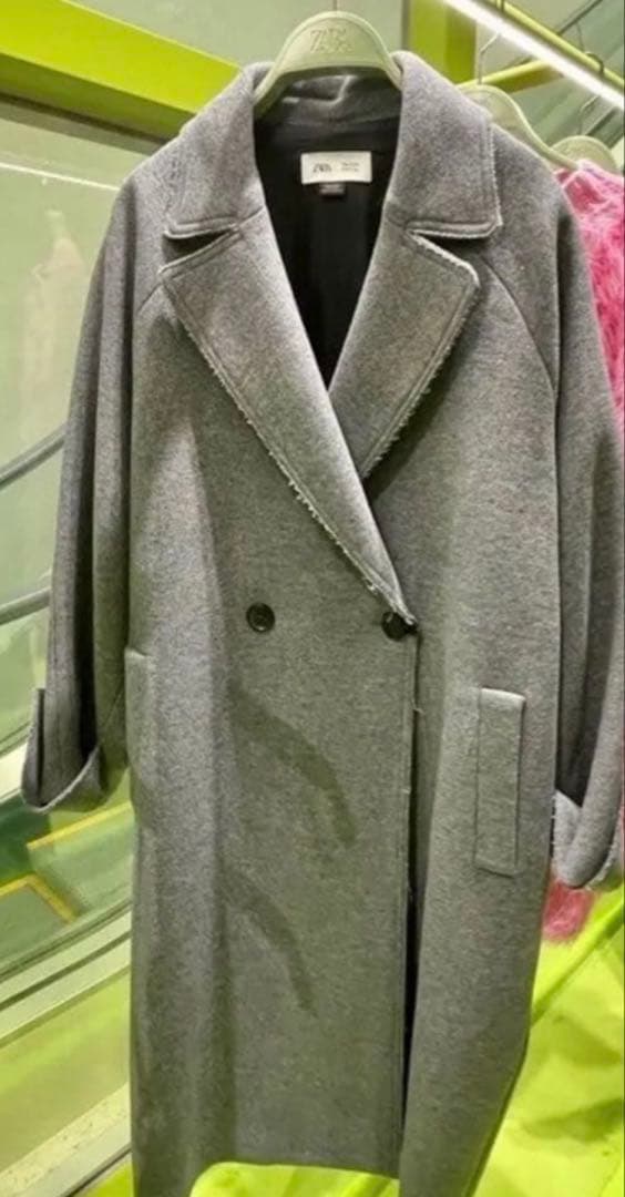 未使用　ザラ　メゾンスペシャル　チェスターコート　グレー