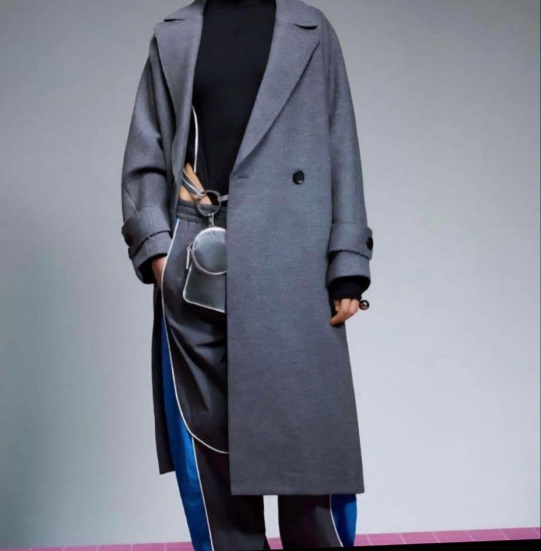 未使用　ザラ　メゾンスペシャル　チェスターコート　グレー