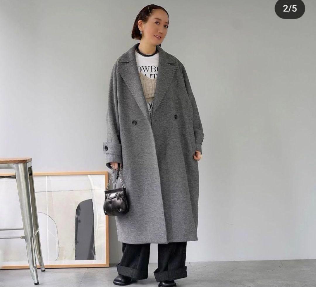 未使用　ザラ　メゾンスペシャル　チェスターコート　グレー