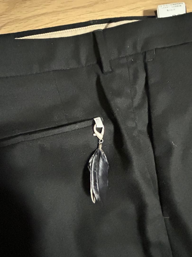 PT TORINO ウール　ワイドスラックス　ブラック46