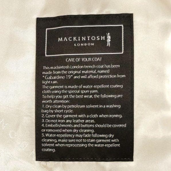 【とわページ】極美品♡マッキントッシュロンドン トレンチコート ライナー付