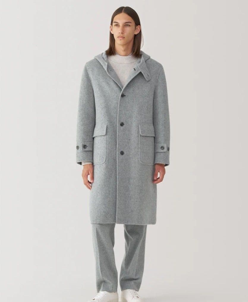 MUJI Labo無印良品 紳士 カシミヤ混ダッフルコート 美品