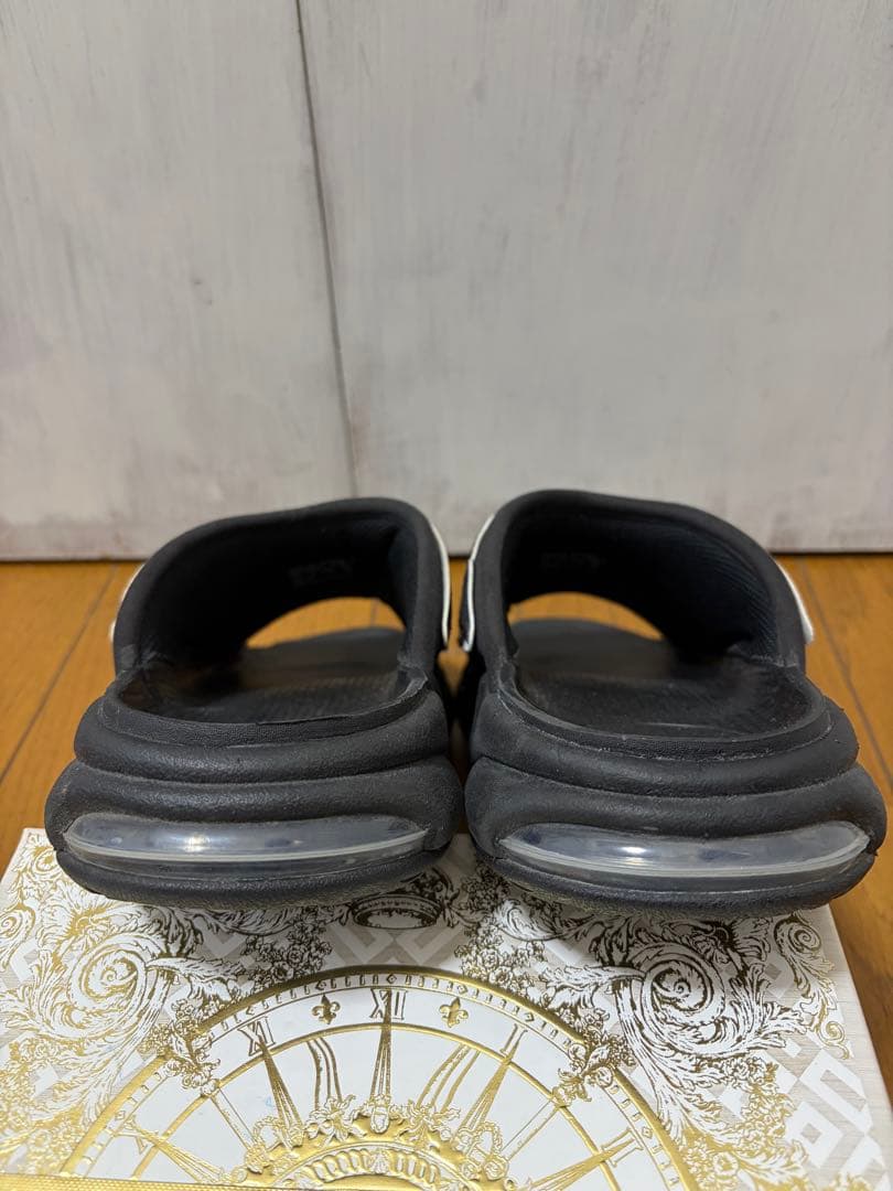 エア モア アップテンポ スライド サンダル　ブラック　26cm