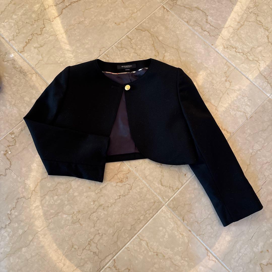 入学式　バーバリー　フォーマル　ワンピース　ジャケット　110