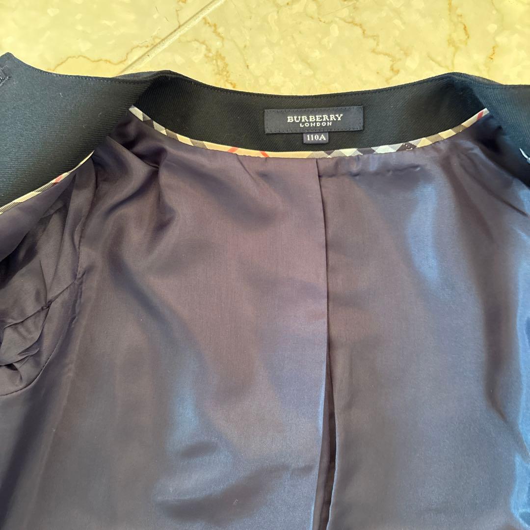 入学式　バーバリー　フォーマル　ワンピース　ジャケット　110