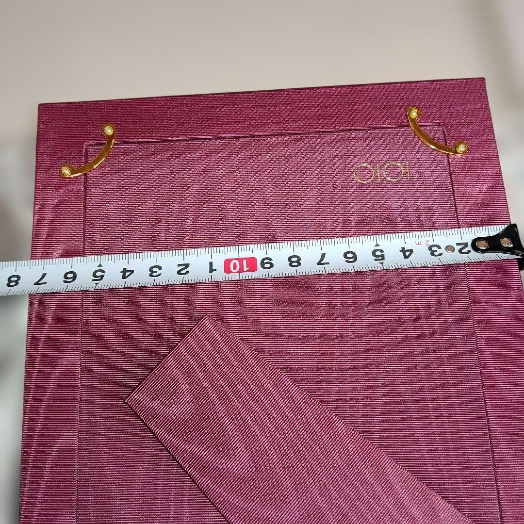 未使用品　WAKO アナログ時計とワインカラー革フォトフレームセット　動作確認済