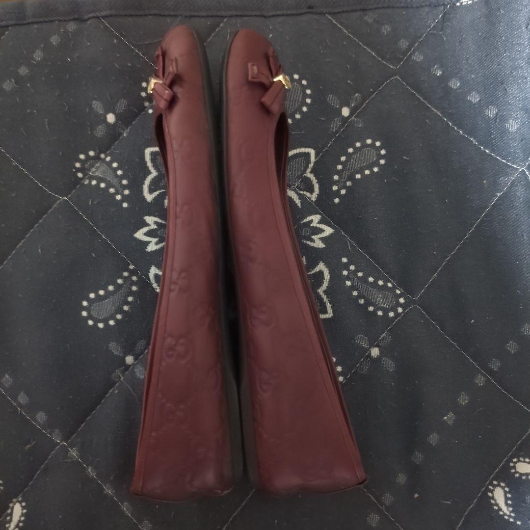 あややページです！ GUCCI グッチ レザー フラットシューズ