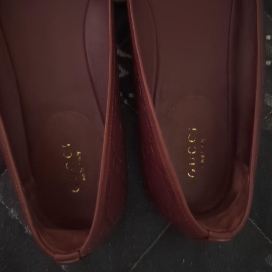 あややページです！ GUCCI グッチ レザー フラットシューズ