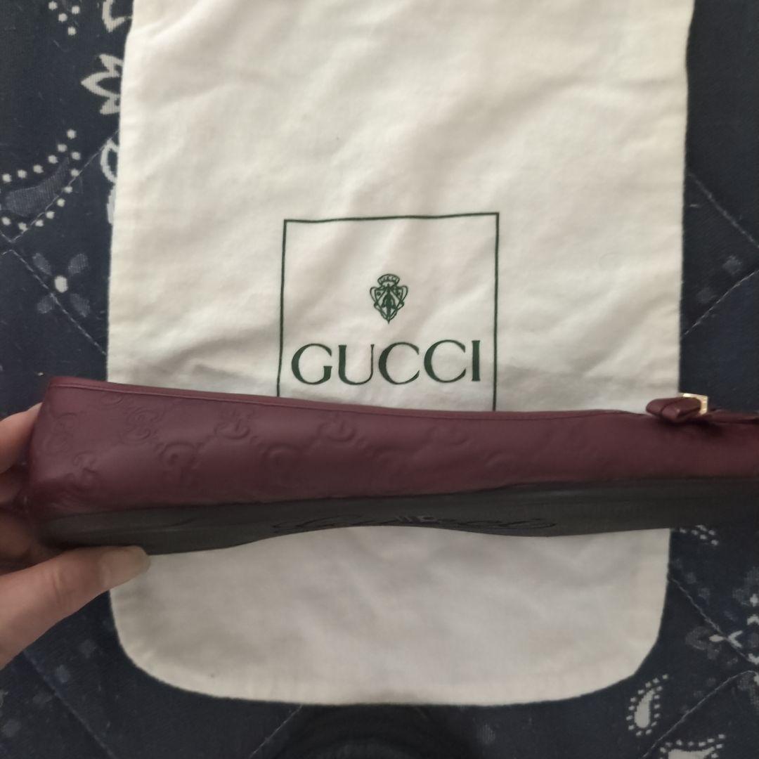 あややページです！ GUCCI グッチ レザー フラットシューズ