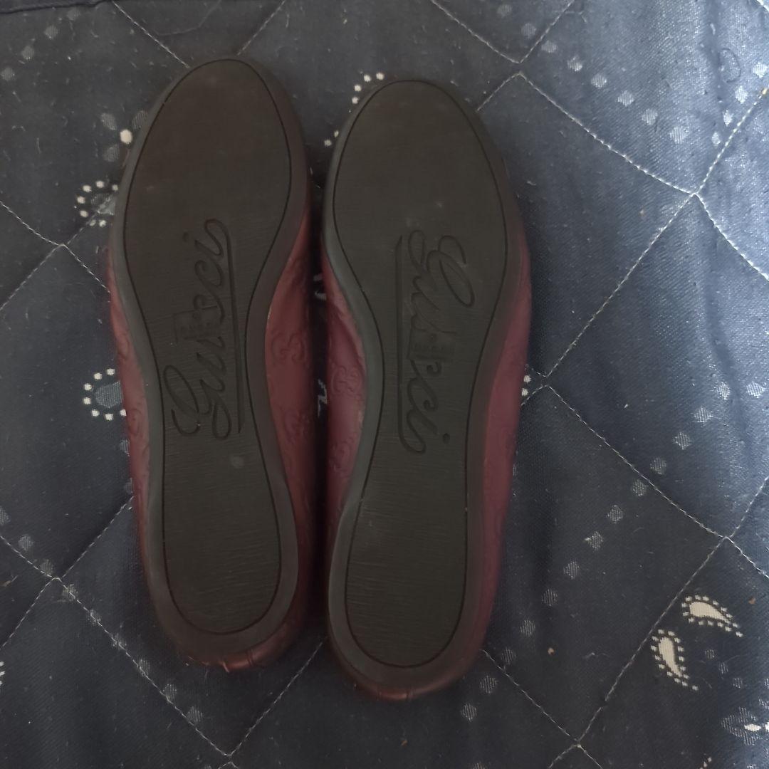 あややページです！ GUCCI グッチ レザー フラットシューズ