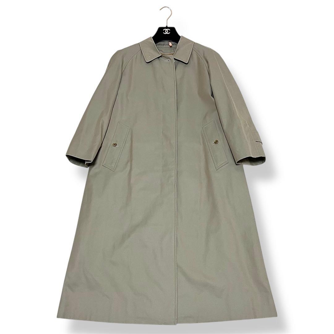 極美品✨希少バーバリー 白タグ ノバチェックステンカラーコート 玉虫色 ベルト