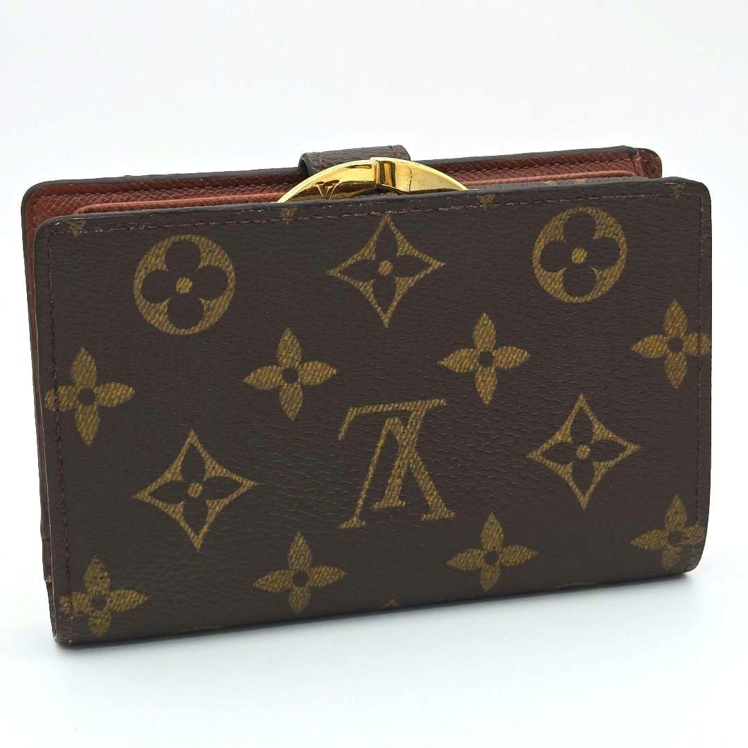 ルイヴィトン ポルトモネビエ ヴィエノワ モノグラム がま口 二つ折り財布