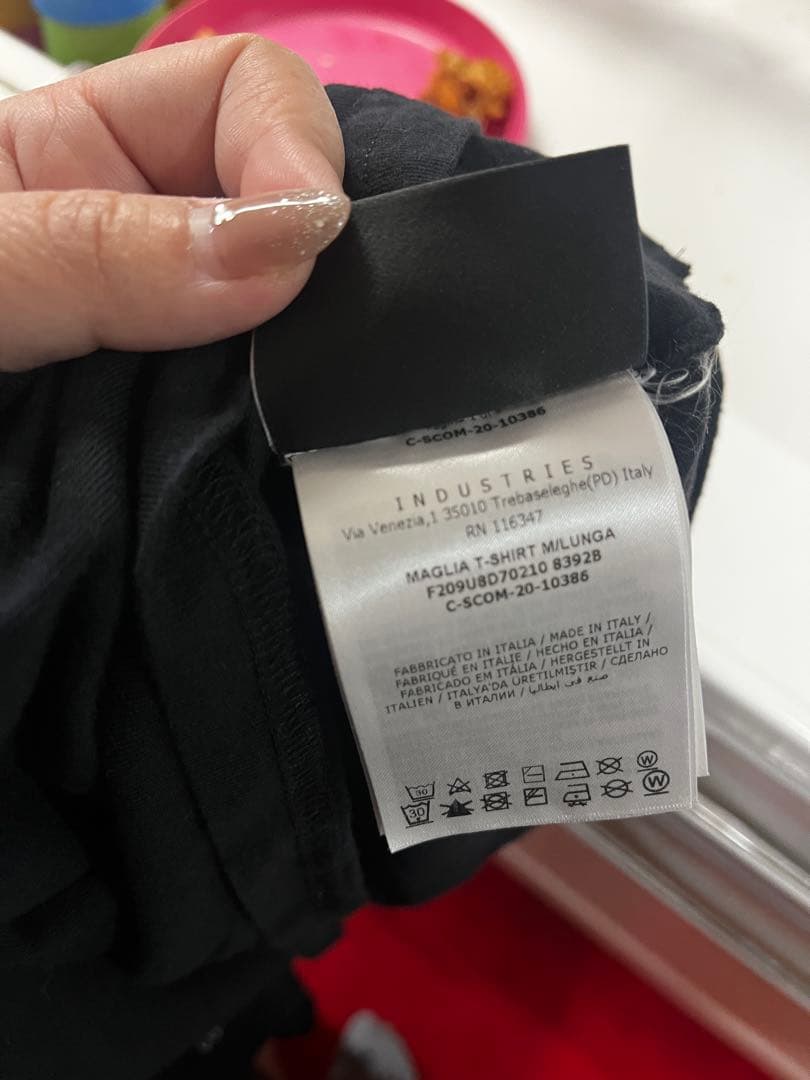 MONCLER FRGMT ブラック 長袖　ロンT カットソー