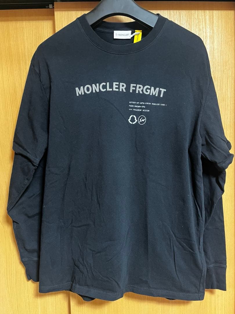 MONCLER FRGMT ブラック 長袖　ロンT カットソー
