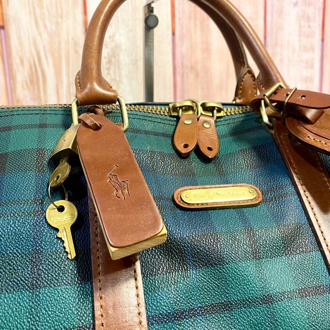 美品　ポロラルフローレン　ボストンバッグ　旅行カバン　ゴルフバッグ　TARON