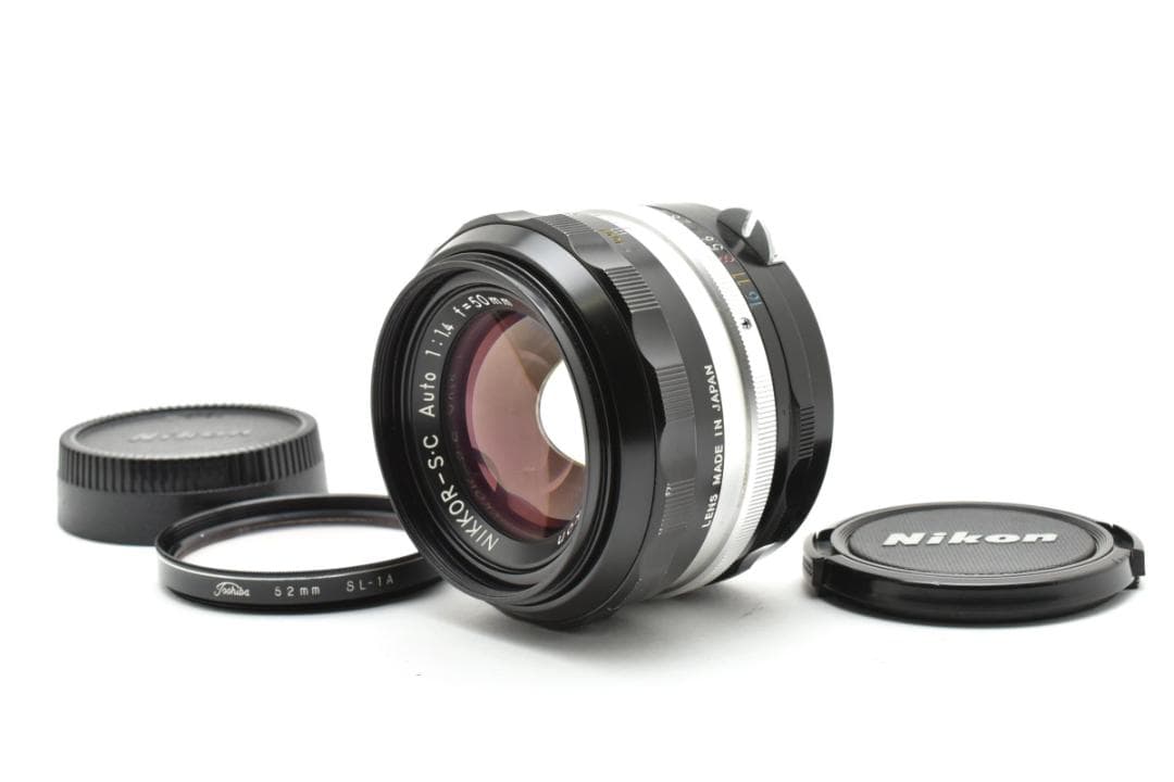 美品　NIKON NIKKOR-S.C Auto 50mm f1.4　H049